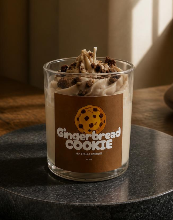 Gingerbread Cookie Candle