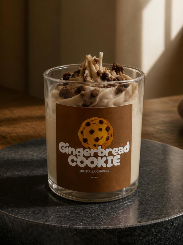 Gingerbread Cookie Candle