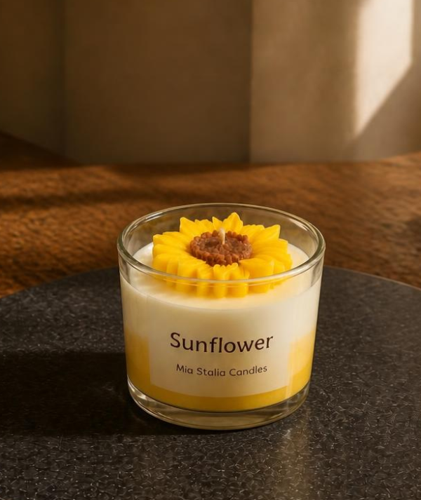 Sunflower Candle