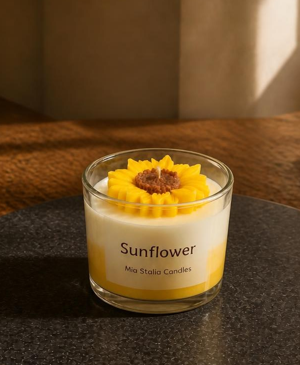 Sunflower Candle